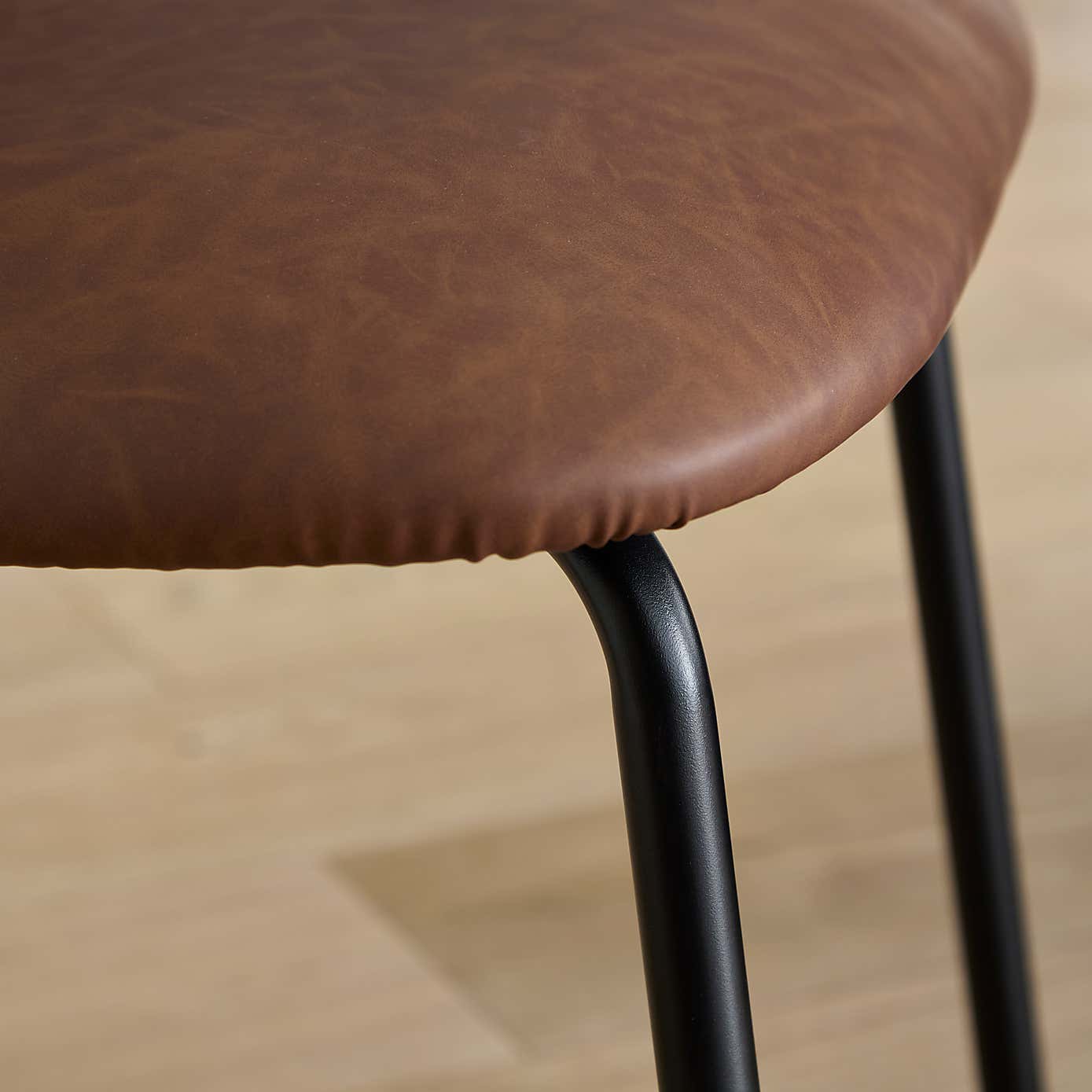 Delaney Dining Chair, Faux Leather