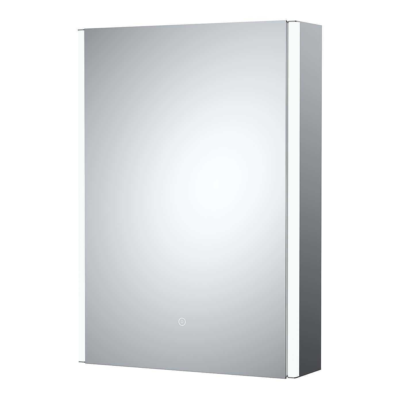 LED Single Mirror Cabinet