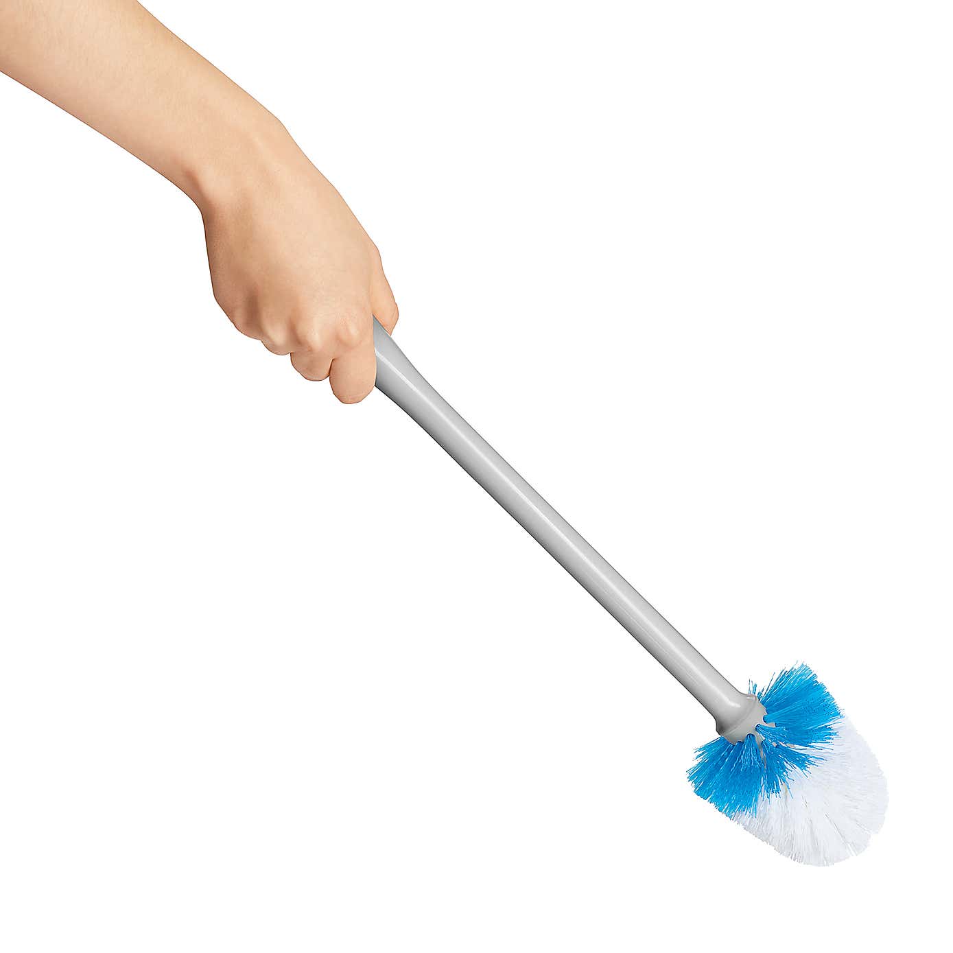 OXO Compact Grey Toilet Brush Canister