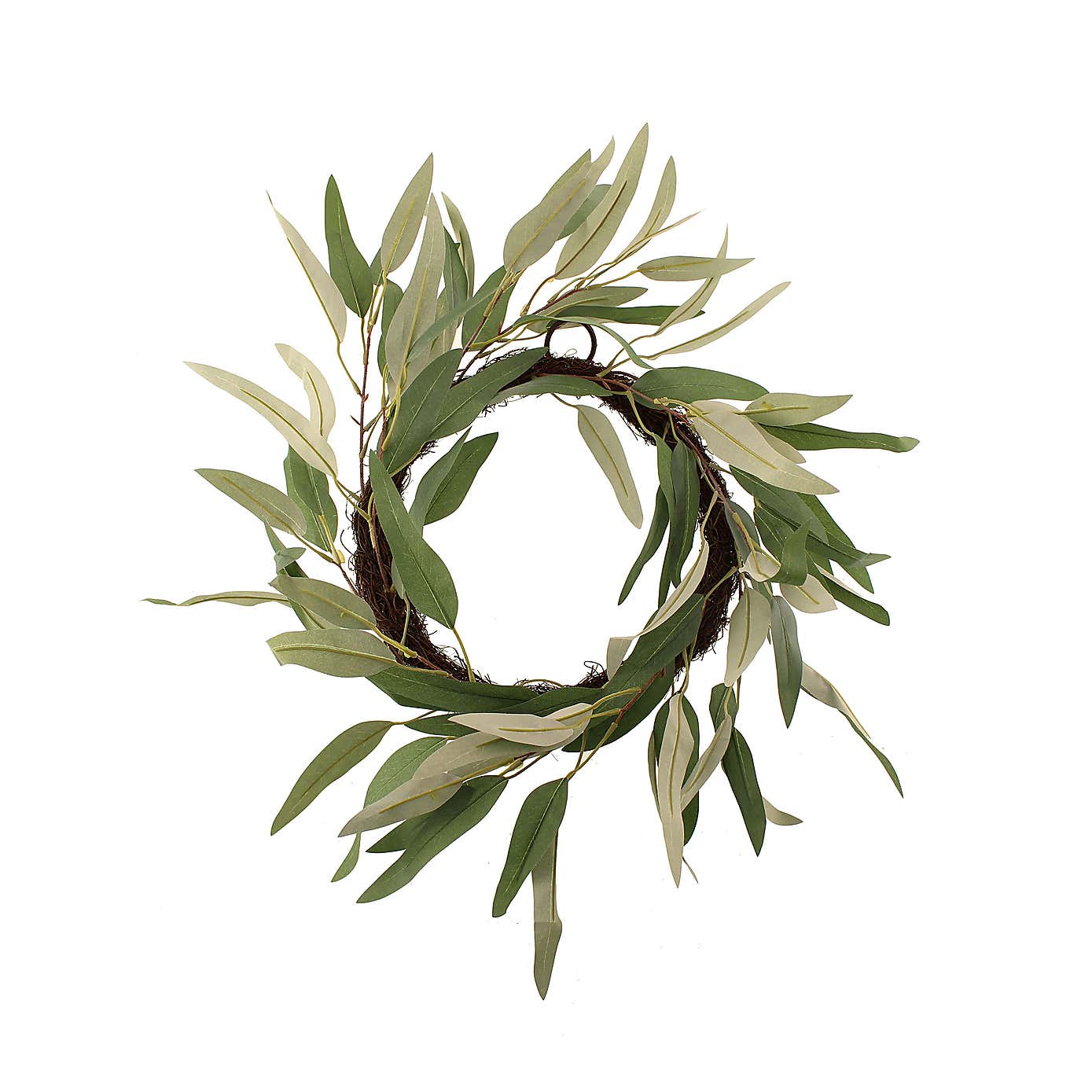 Artificial Olive Leaf Wreath