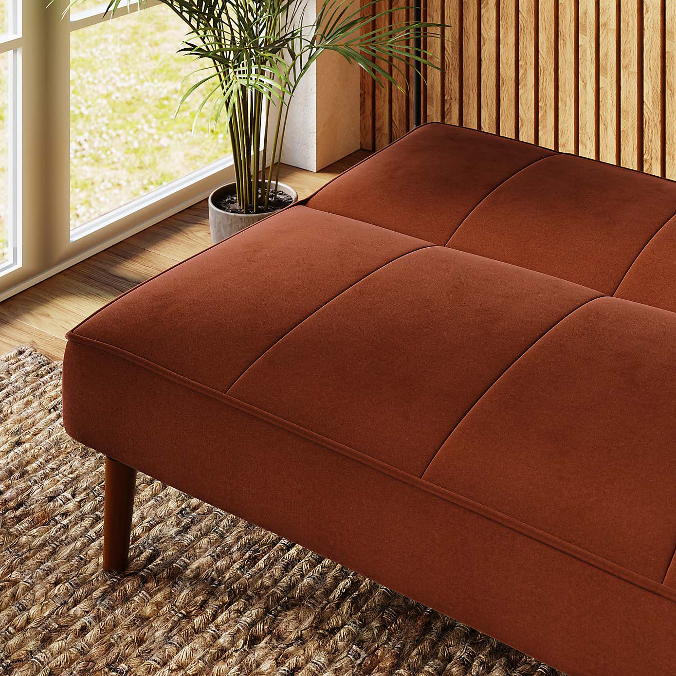 Niko Velvet Clic Clac Sofa Bed