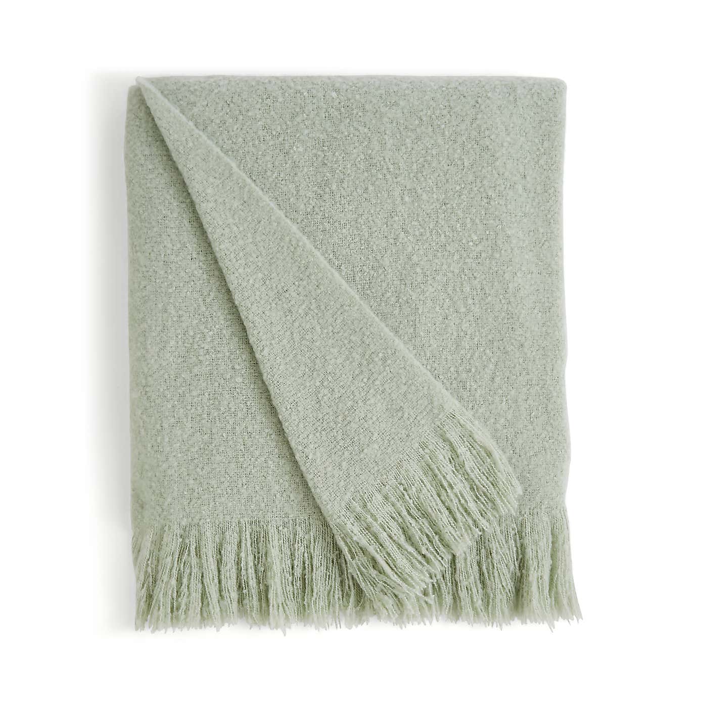 Brushed Boucle Throw