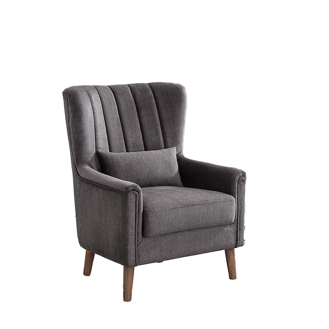 Image Furnishings Charlotte Velvet Wingback Occasional Armchair