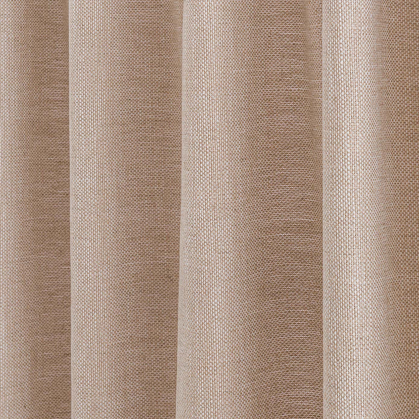 Zia Linen Look Multi Header Unlined Curtains