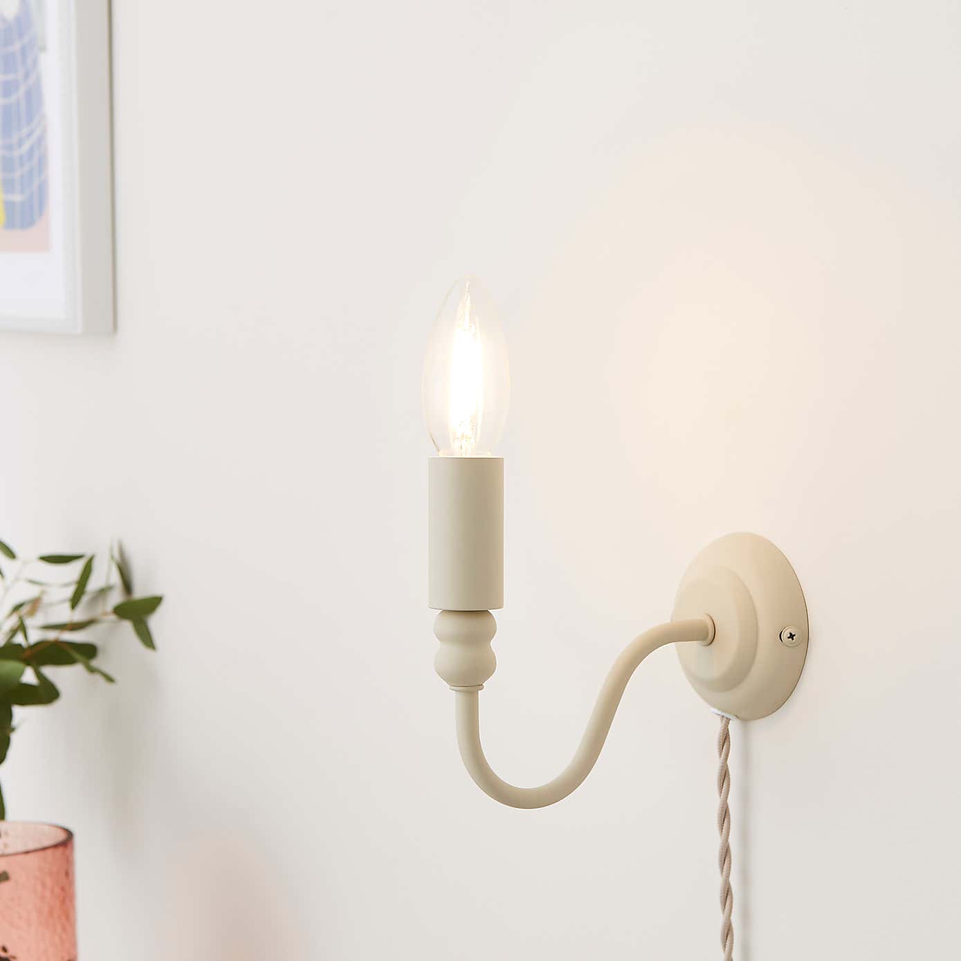 Pride and Joy Easy Fit Plug In Wall Light