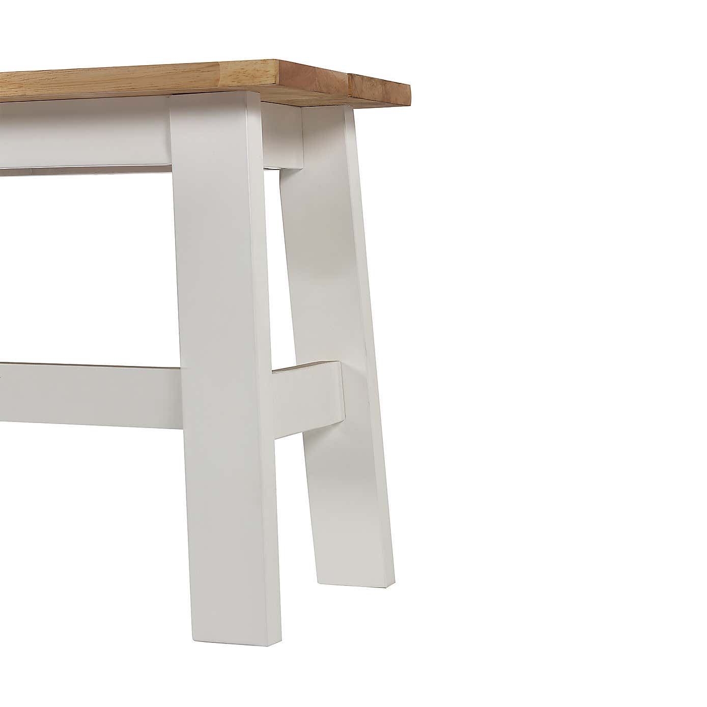 Linwood Small Dining Bench, Rubberwood