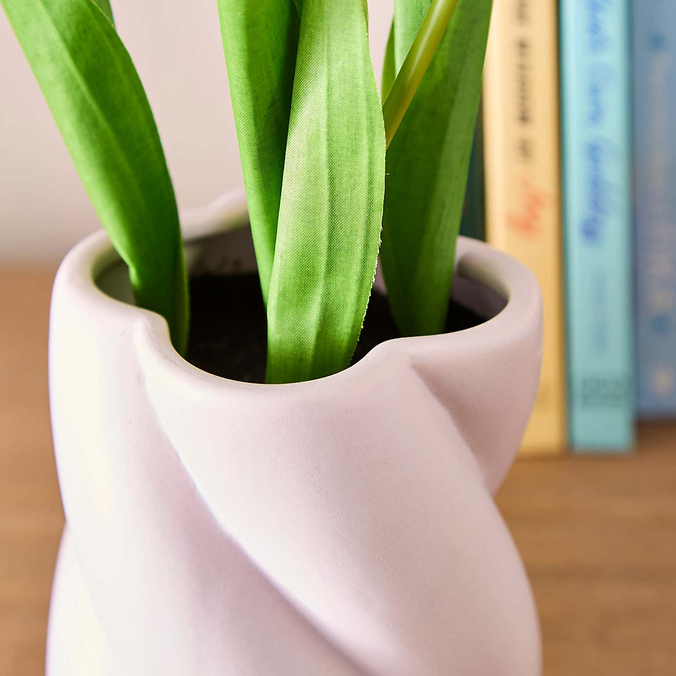 Tulips in Twist Vase