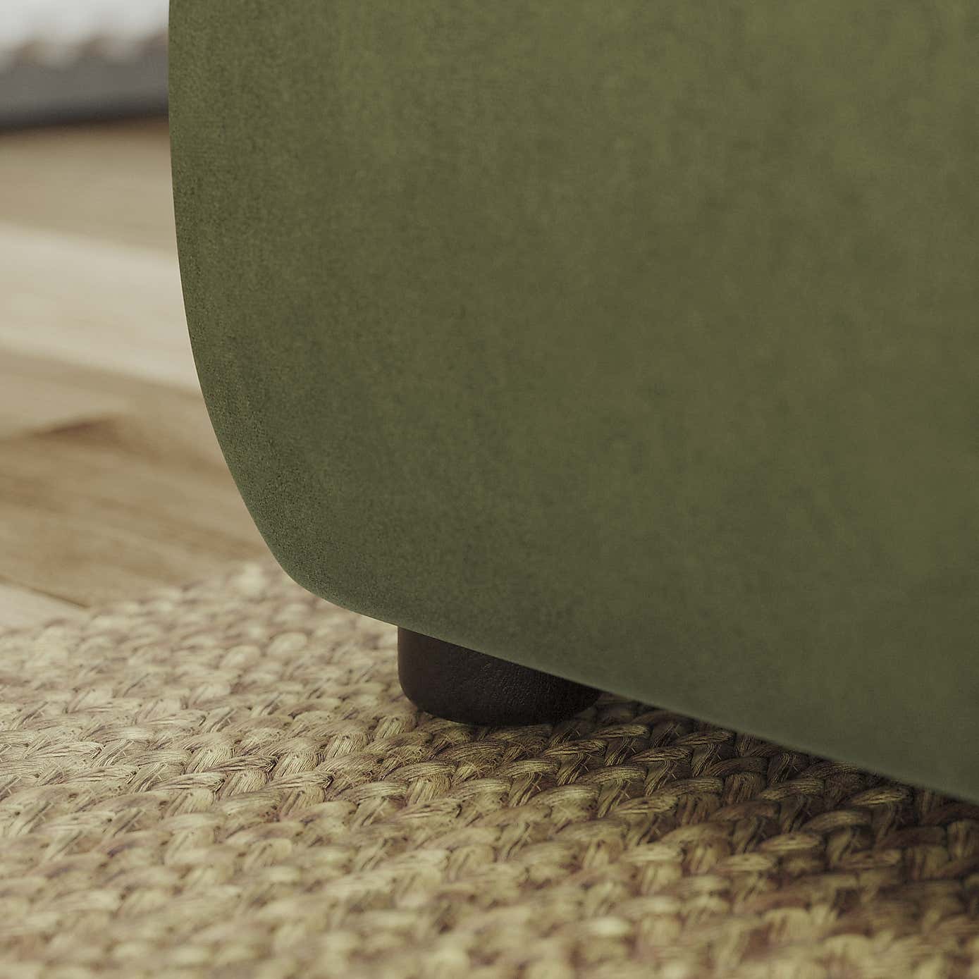 Blake Curved Arm Opulent Velvet Corner Chaise Sofa