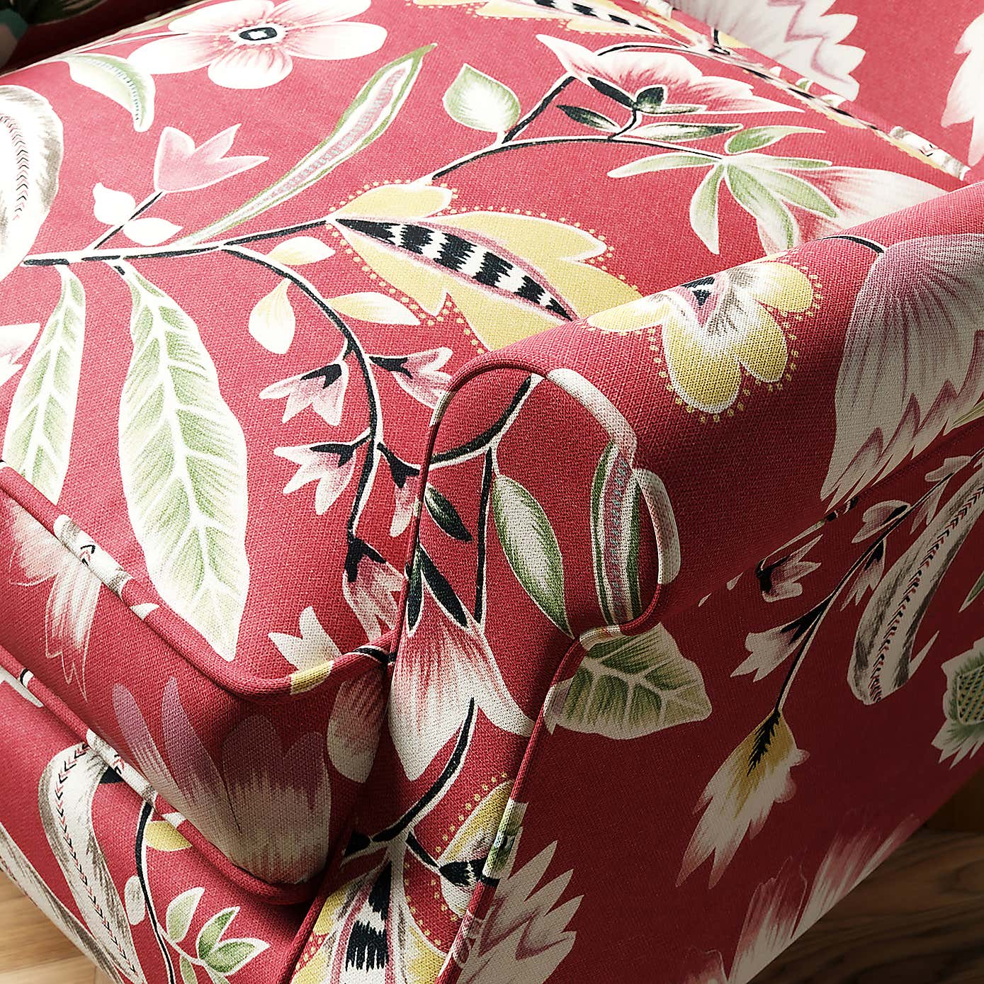 Joy Floral Upholstery Fabric Sample