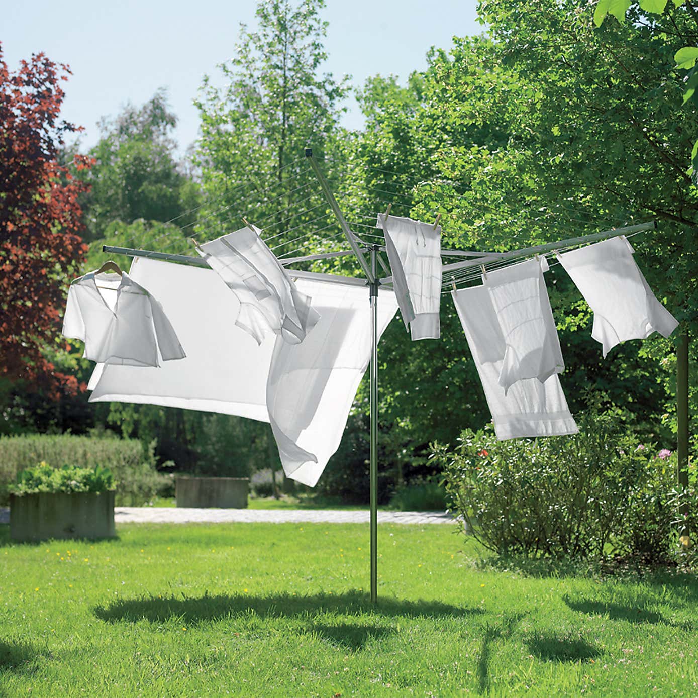 Brabantia 50 Metre 4 Arm Compact Rotary Washing Line