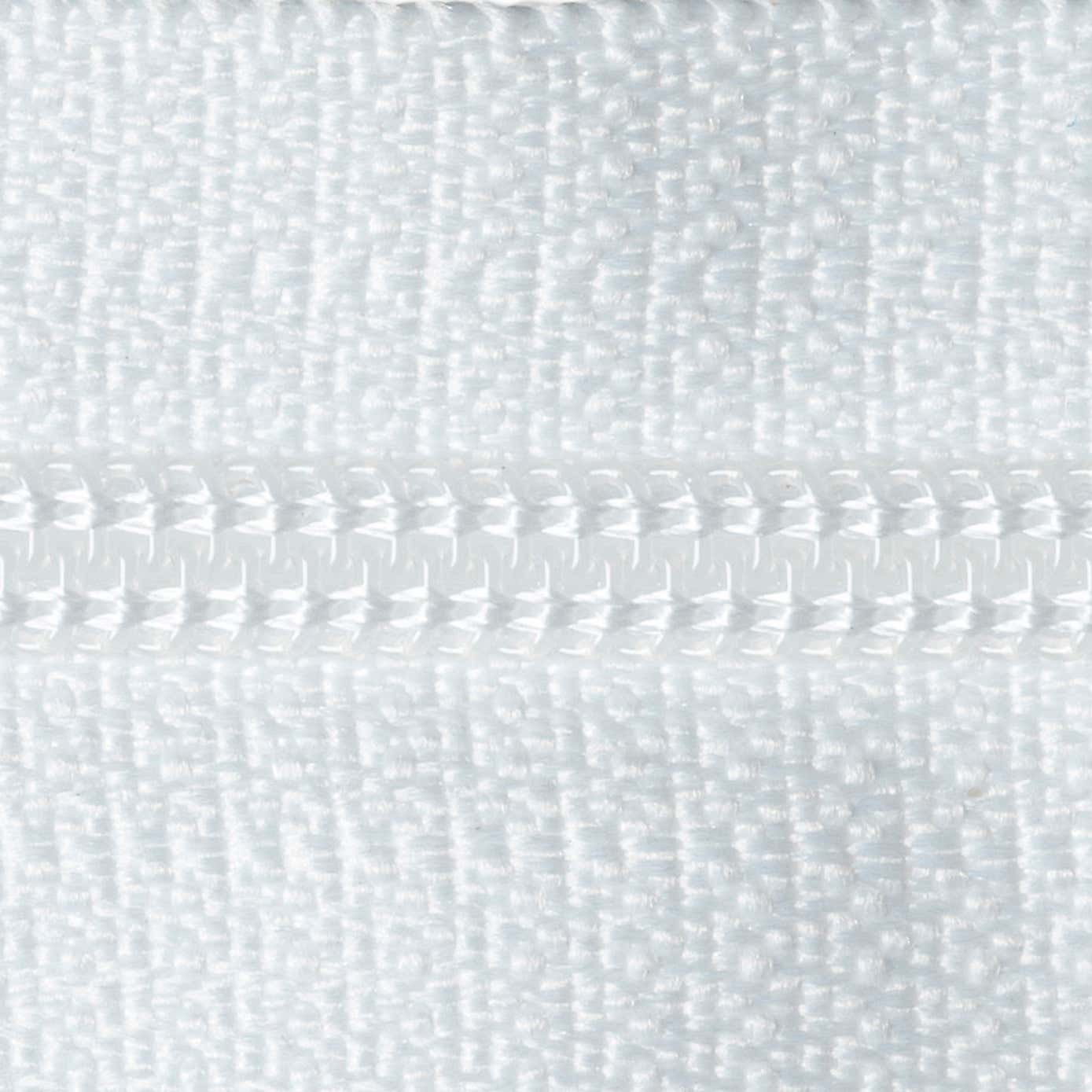 White Nylon Zip
