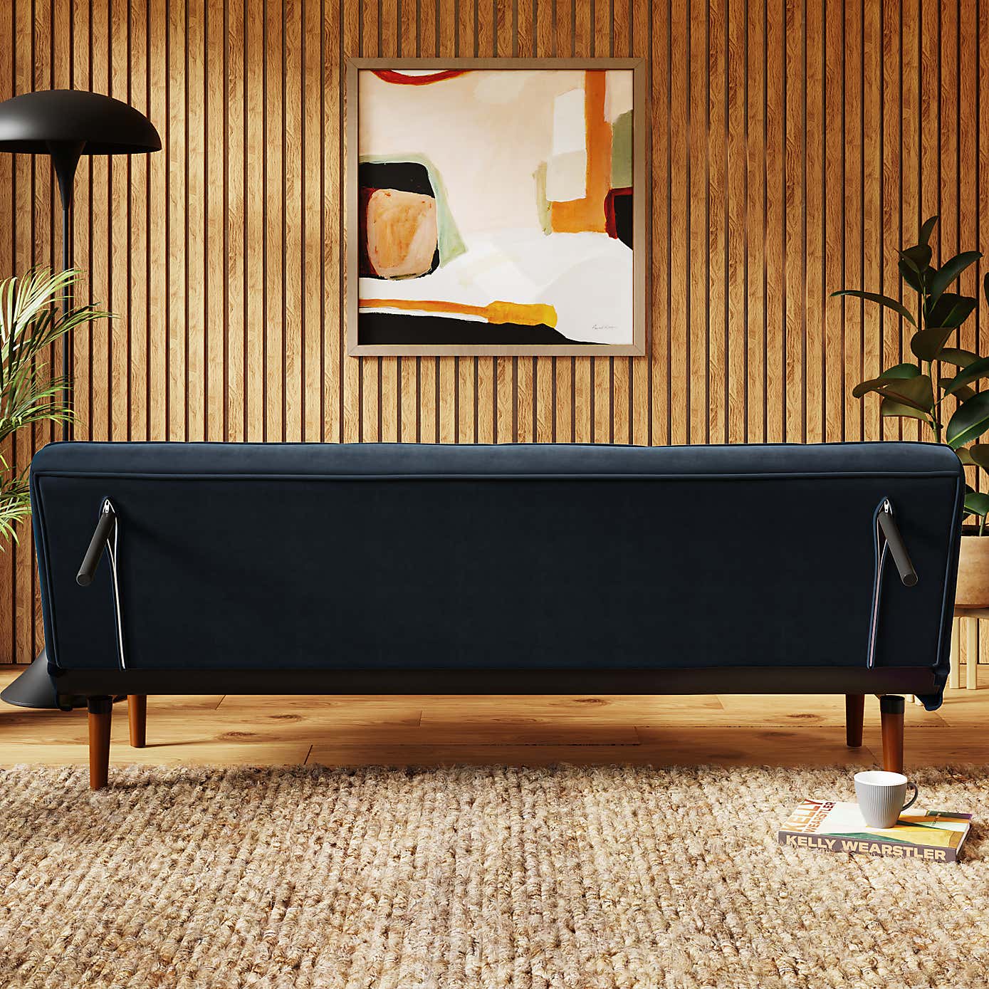 Niko Velvet Clic Clac Sofa Bed