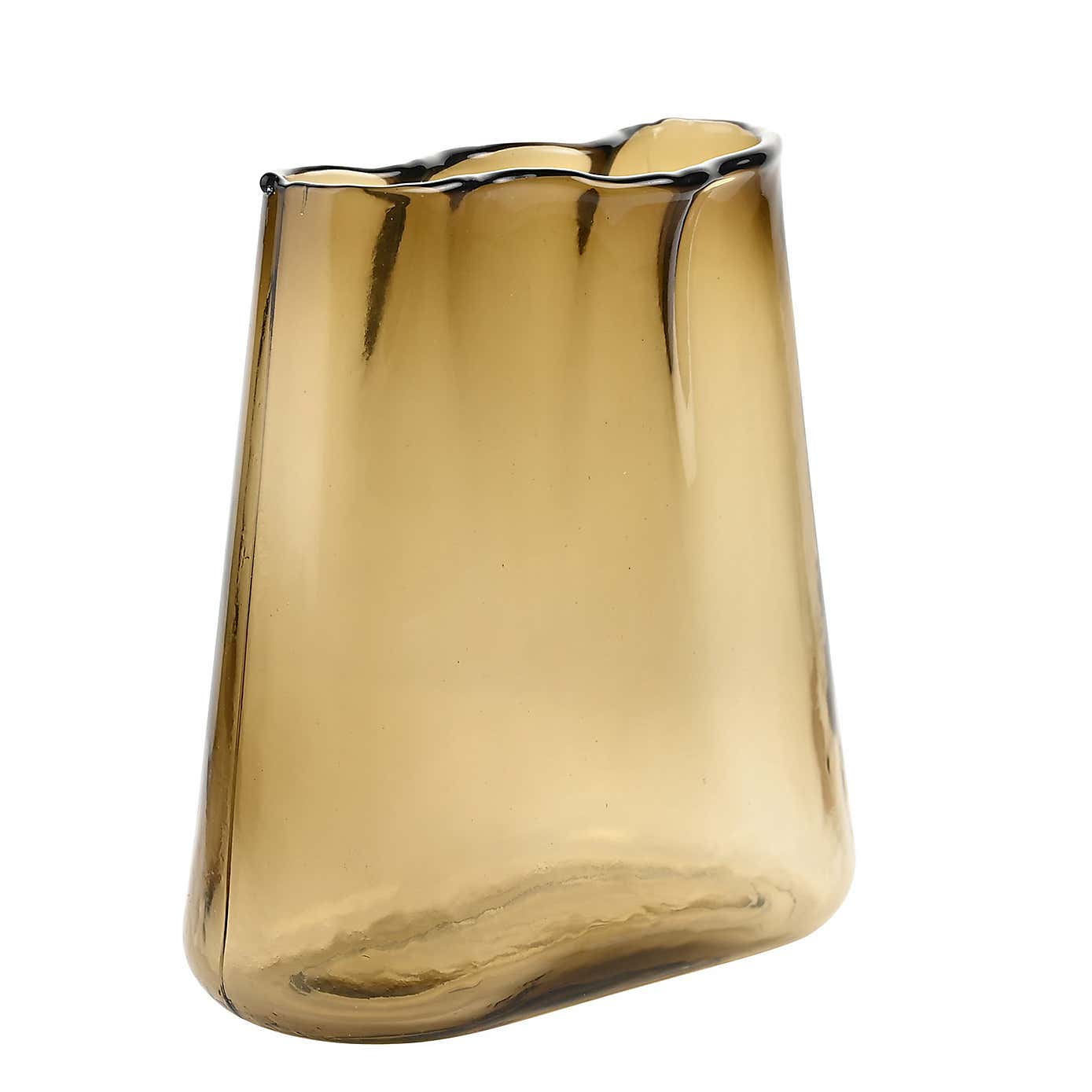 Hestia Glass Beige Vase