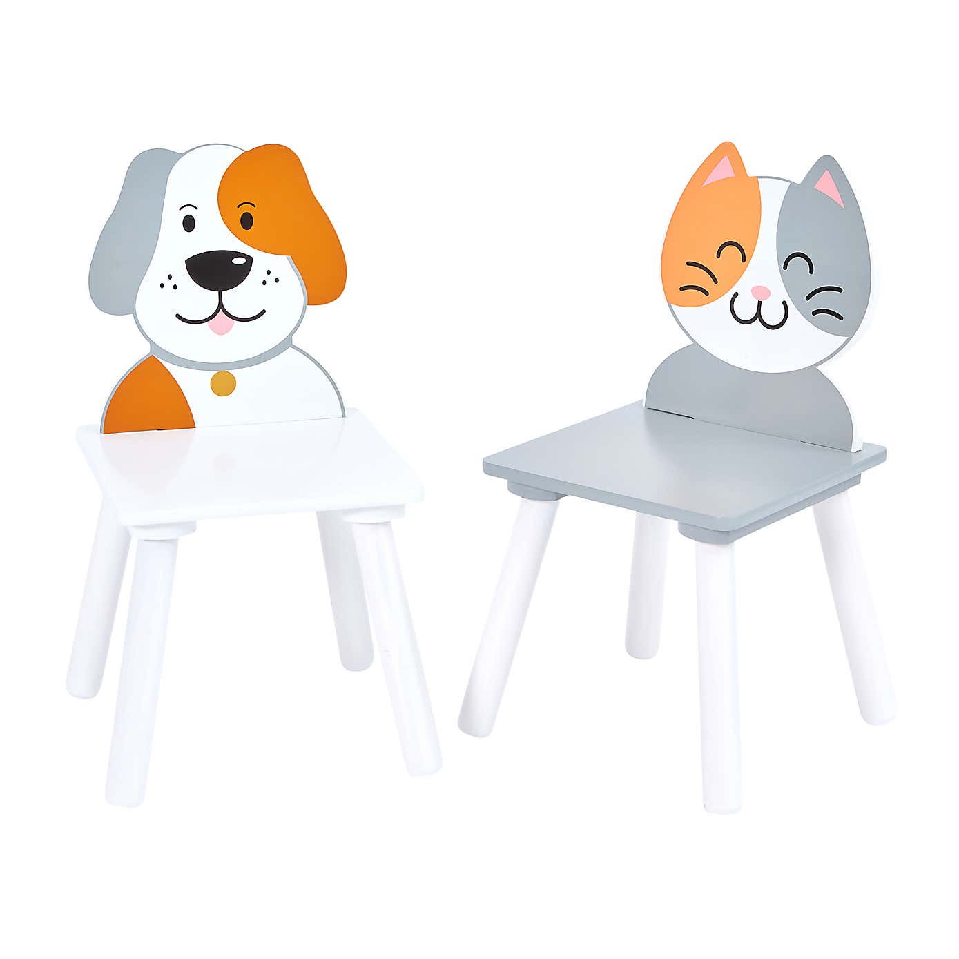 Liberty House Kids Cat And Dog Table And Two Chair Set