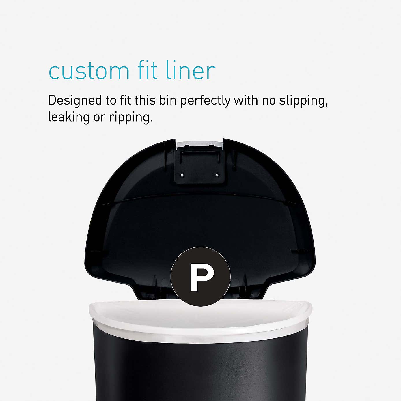 Simple Human 50 Litre Semi-Round Pedal Bin