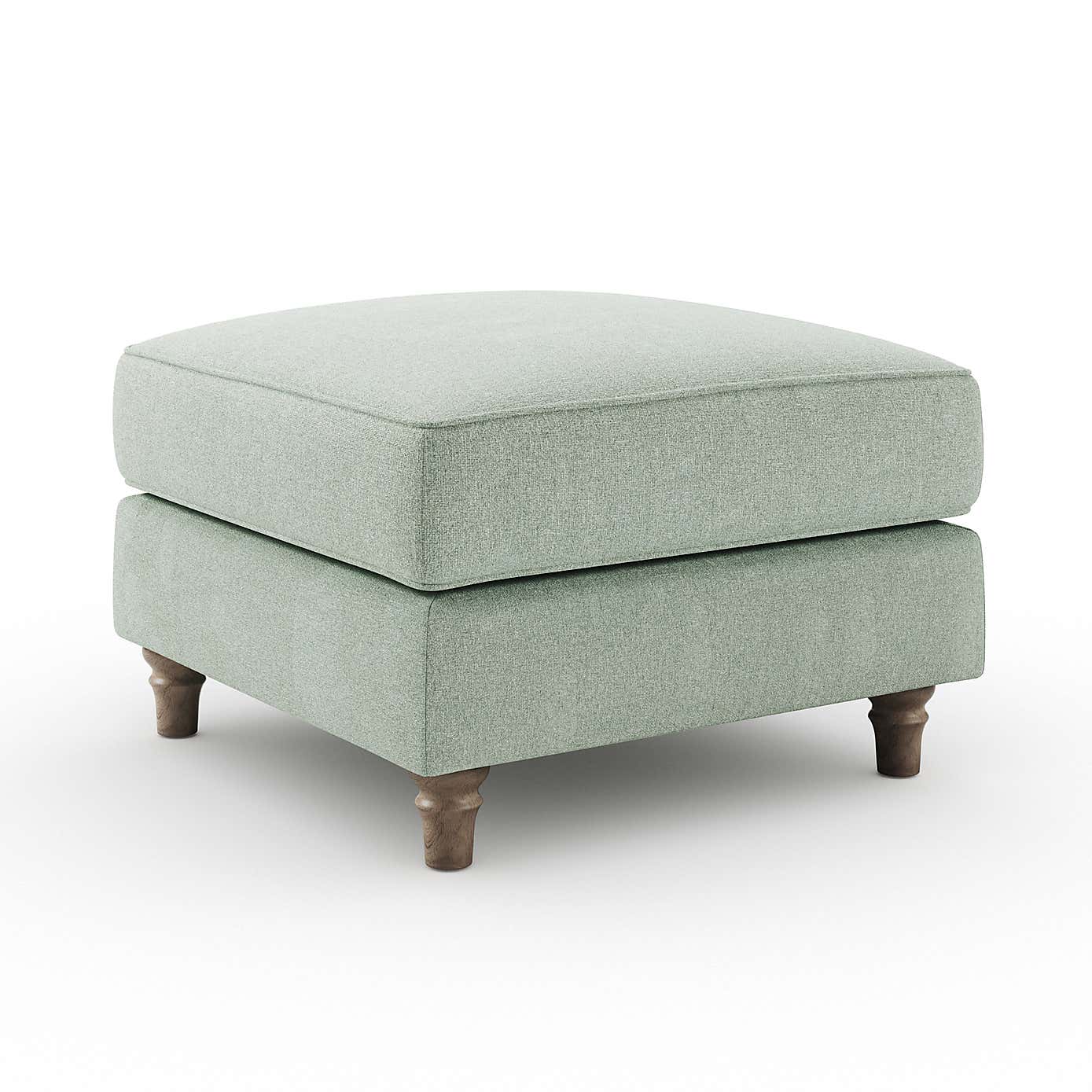 Flori Footstool, Soft Chenille