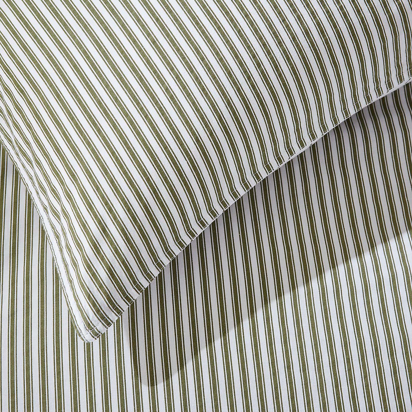 Fairford Ticking Stripe Duvet Cover & Pillowcase Set