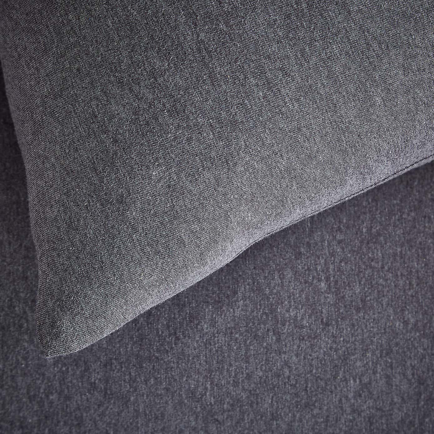 Elements Cotton Jersey Plain Standard Pillowcase​ Pair