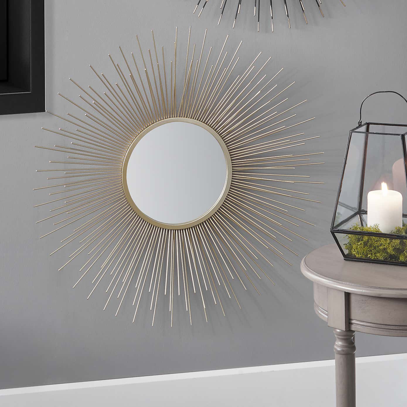 Starburst Round Wall Mirror