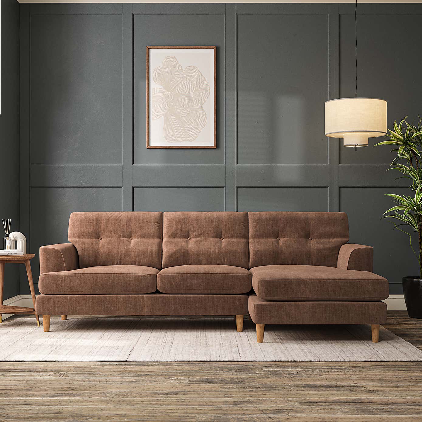 Cooper 3 Seater Chaise Sofa