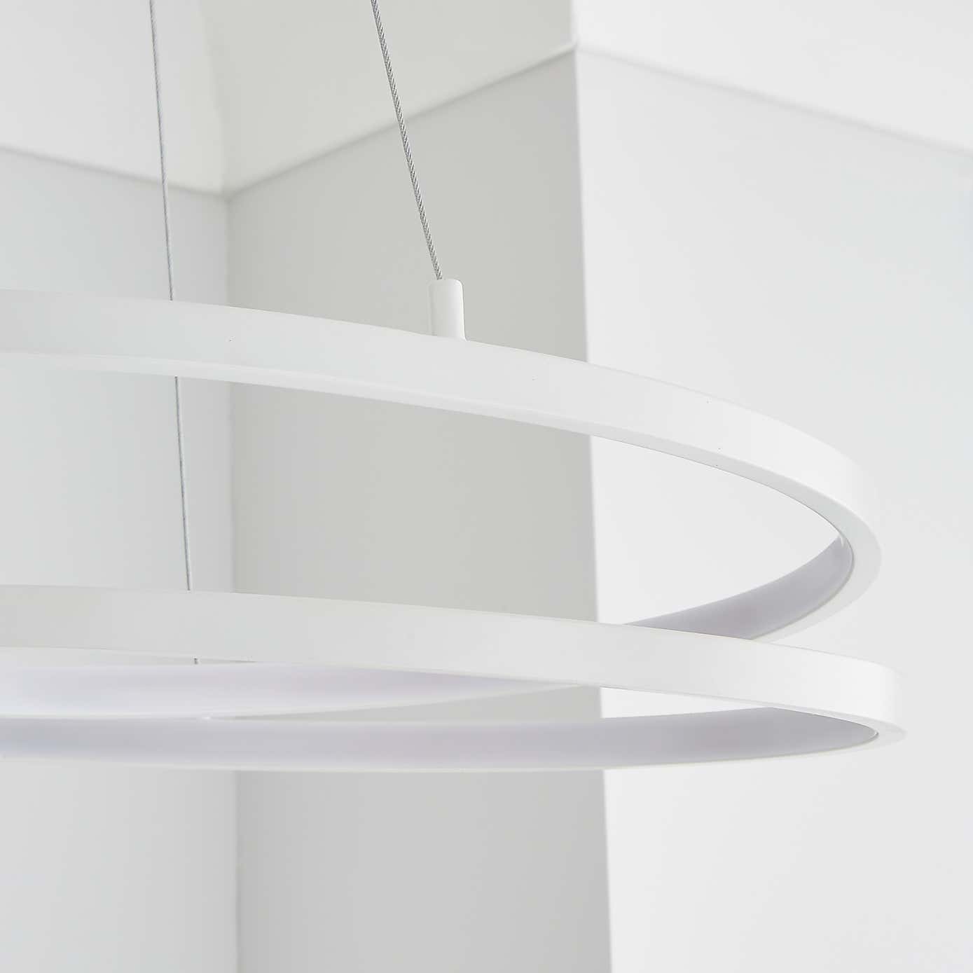 Menton Integrated LED Swirl Ceiling Fitting