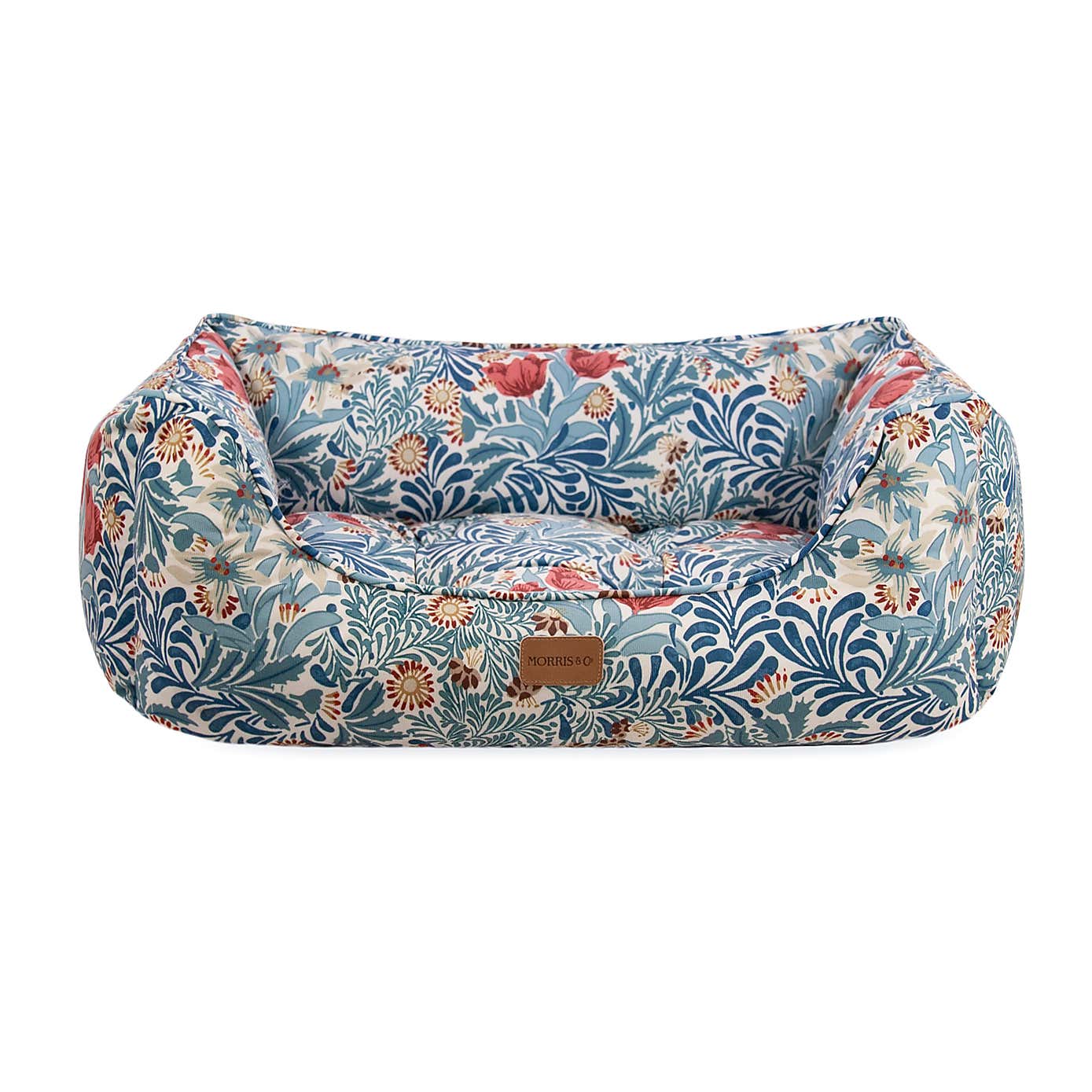 Morris & Co. Bower Berry Print Pet Box Bed