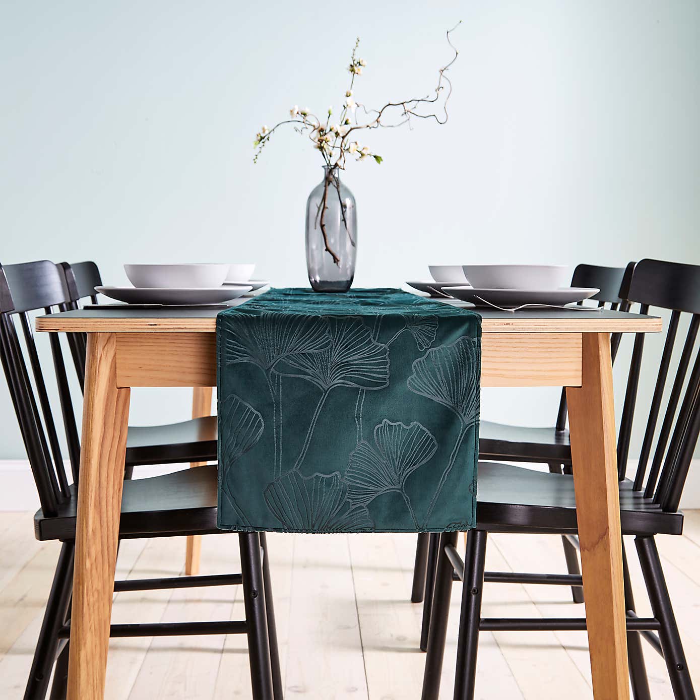 Gingko Printed Runner 35cm x 178cm