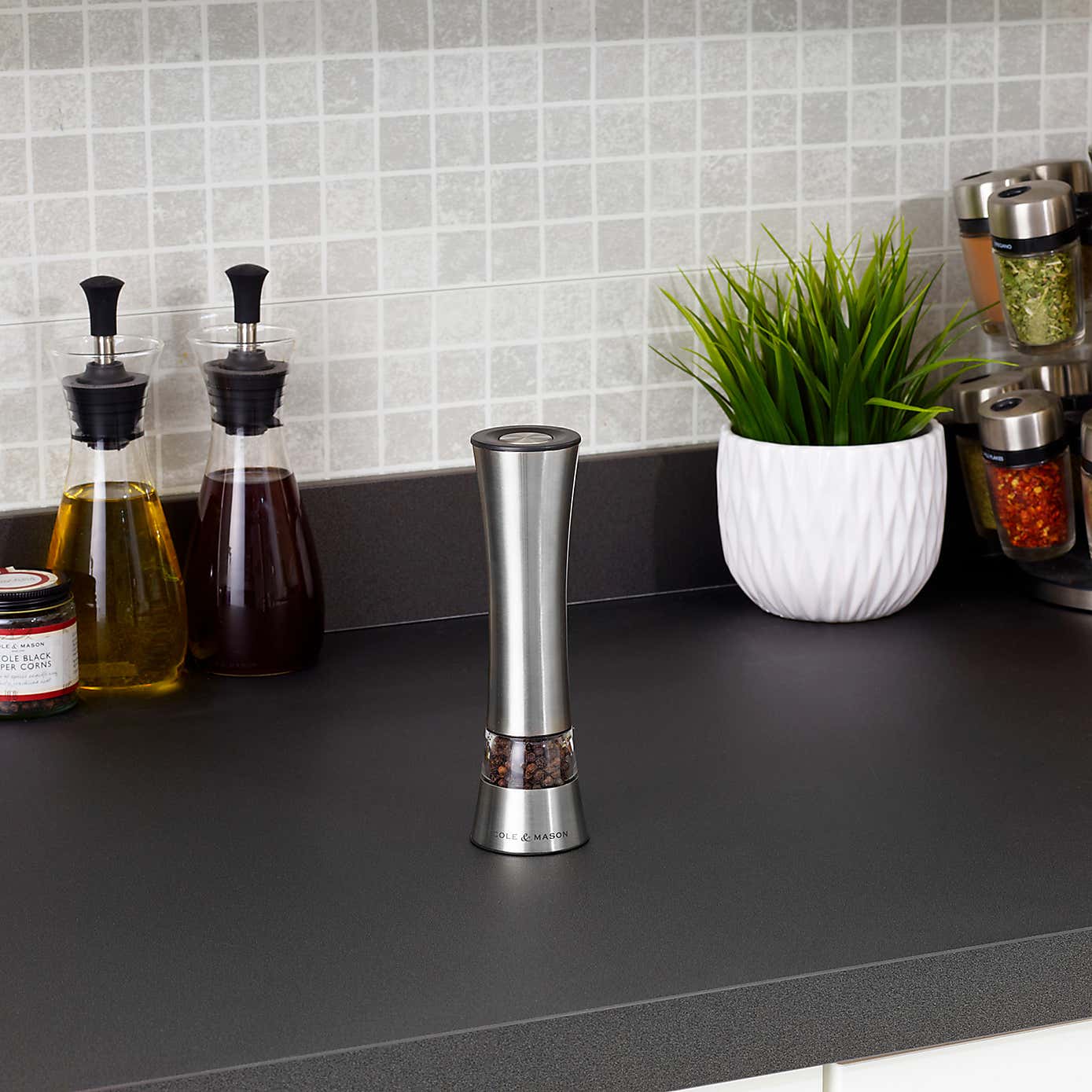 Cole and Mason Burford Stainless Steel Electronic Mill