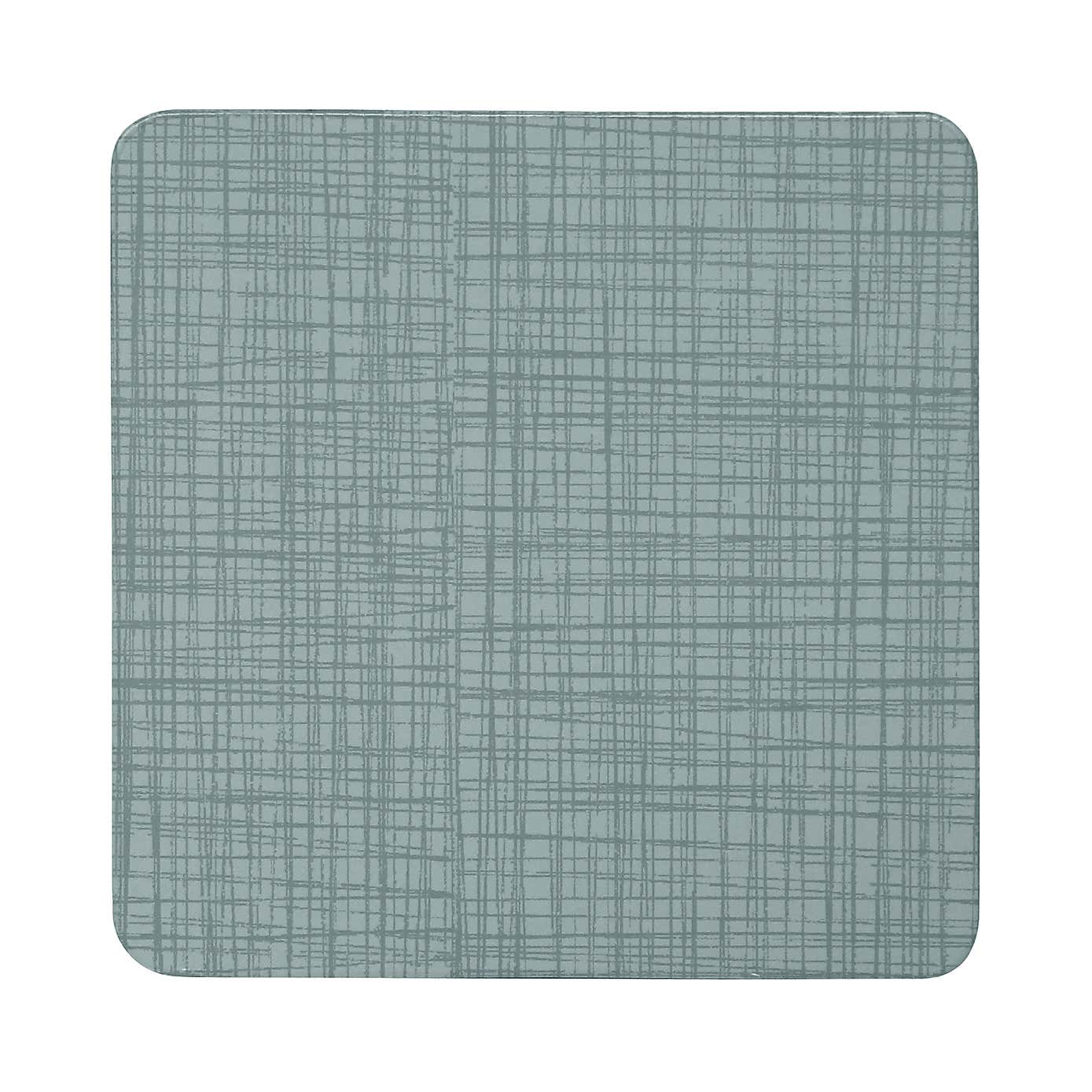 Set of 4 Duck Egg Blue Cork Back Coasters