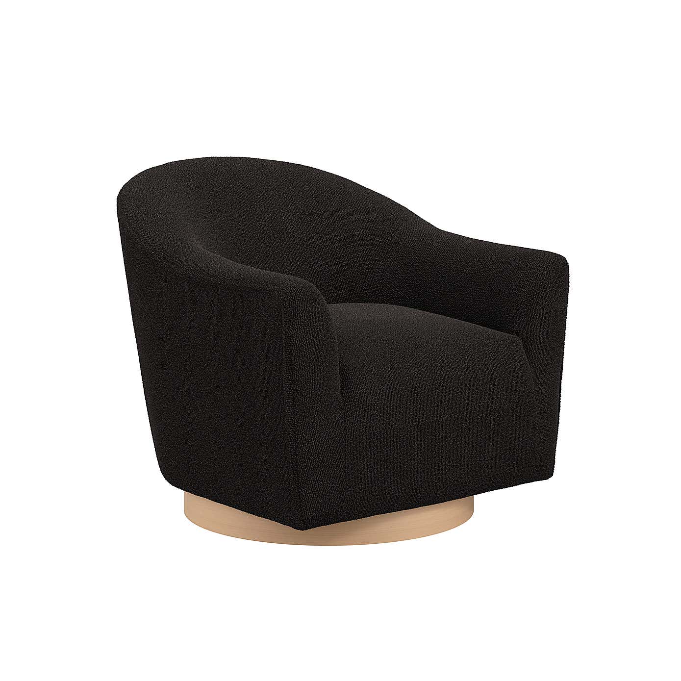 Daphne Boucle Swivel Chair