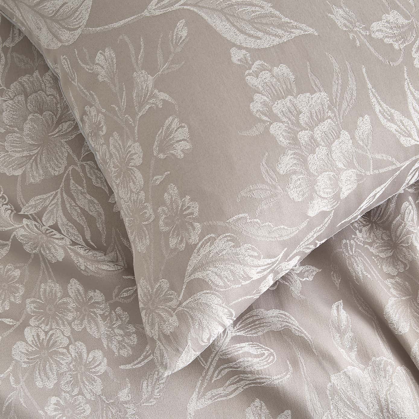 Remi Jaquard Polycotton Duvet Cover and Pillowcase Set