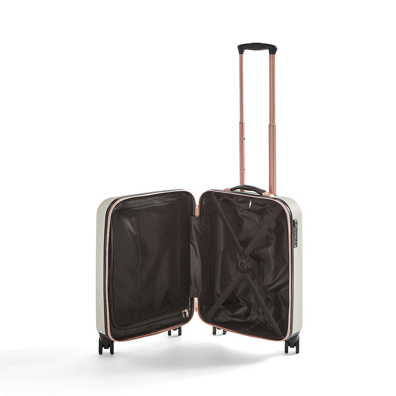 Scalloped Hard Shell Suitcase