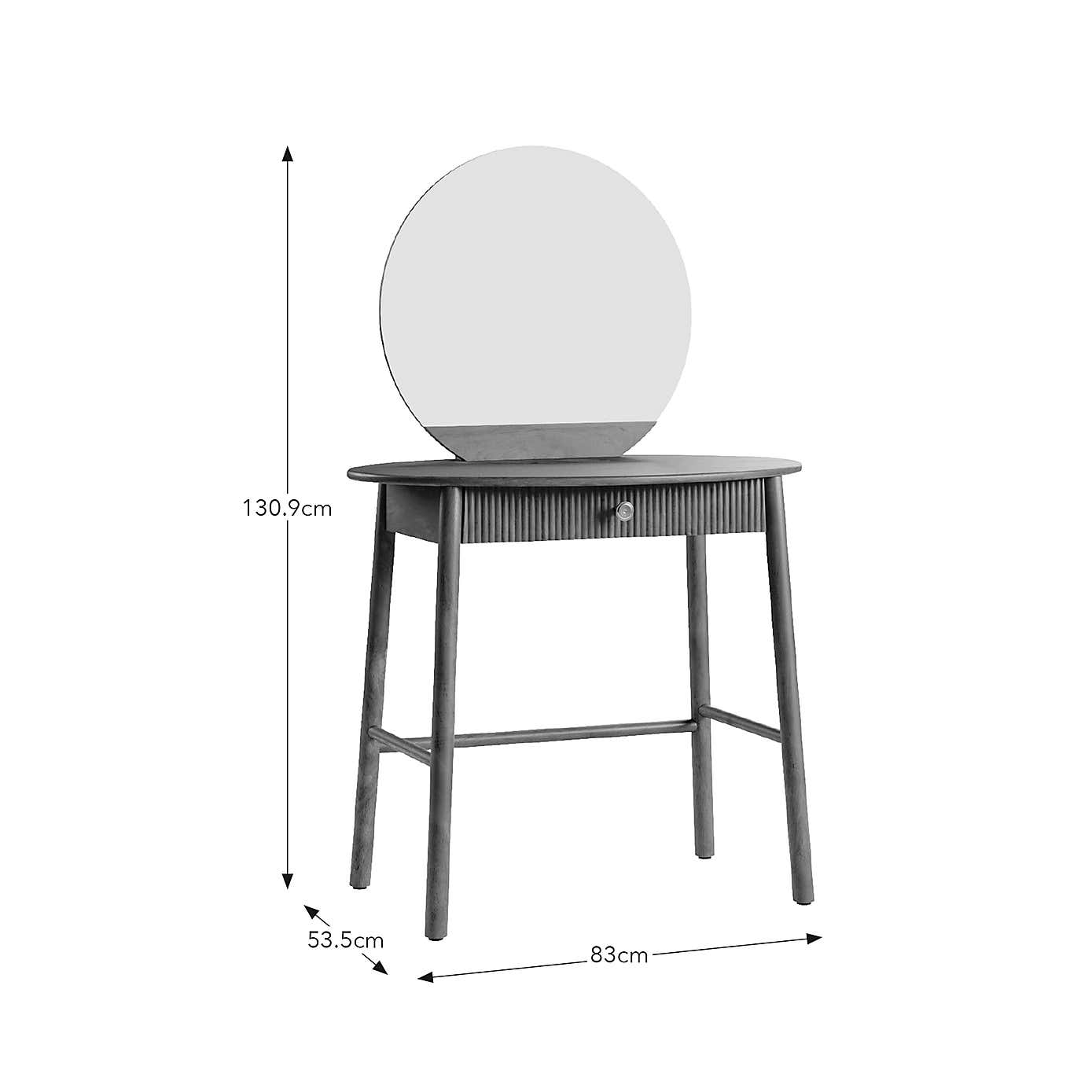 Jorja Dressing Table with Mirror