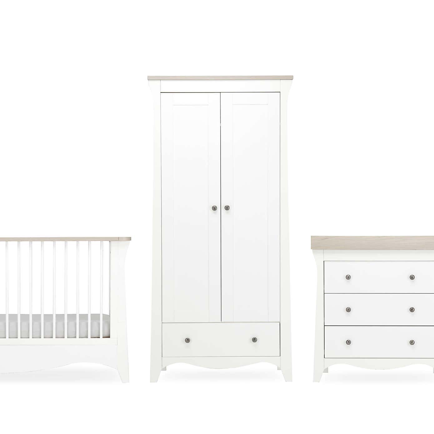 CuddleCo Clara 3 Piece Nursery Furniture Set