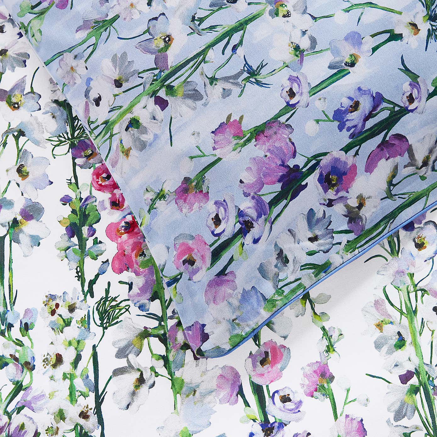 Dorma Country Garden 100% Cotton Housewife Pillowcase Pair