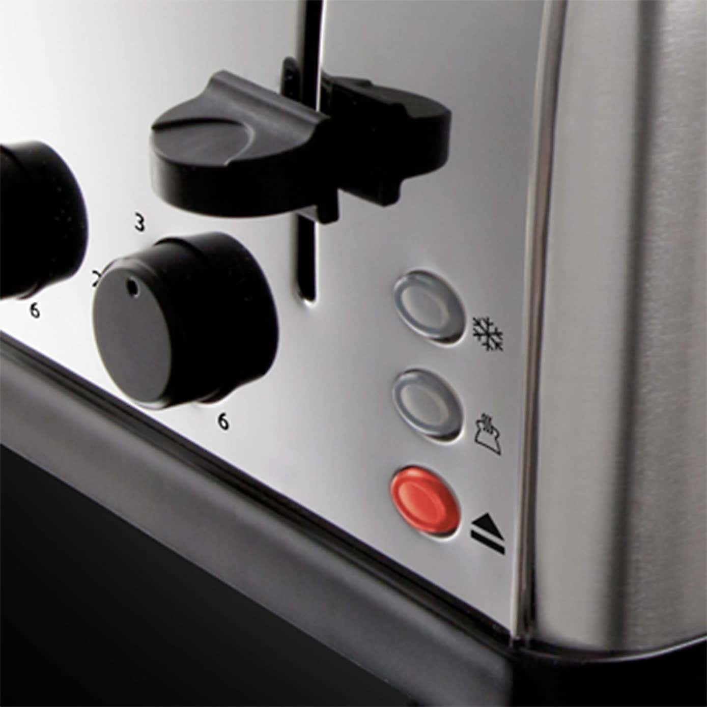 Russell Hobbs 4 Slice Brushed Stainless Steel Toaster