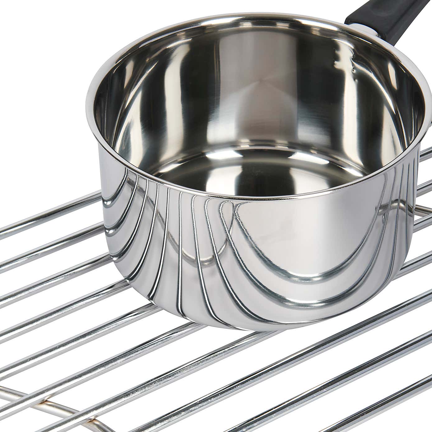 KitchenCraft Extra-Deep Stainless Steel Induction Hob Saucepan with Lid, Large