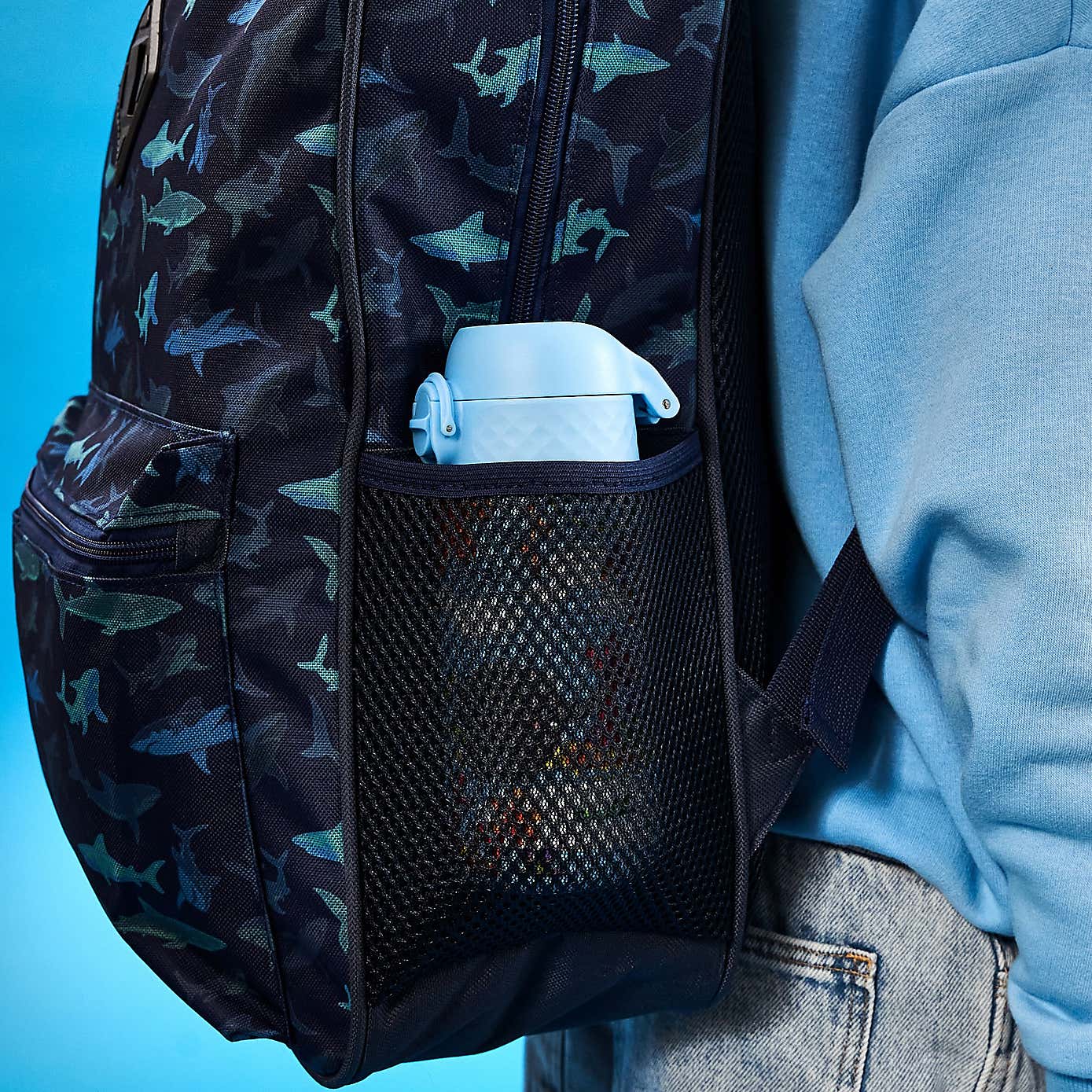 Ion8 Safari Leak Proof Kids Stainless Steel Water Bottle, 400ml