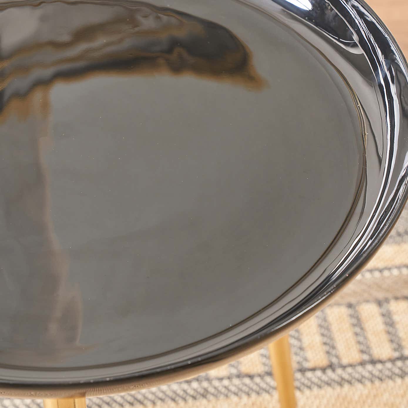 Seline Side Table, Metal