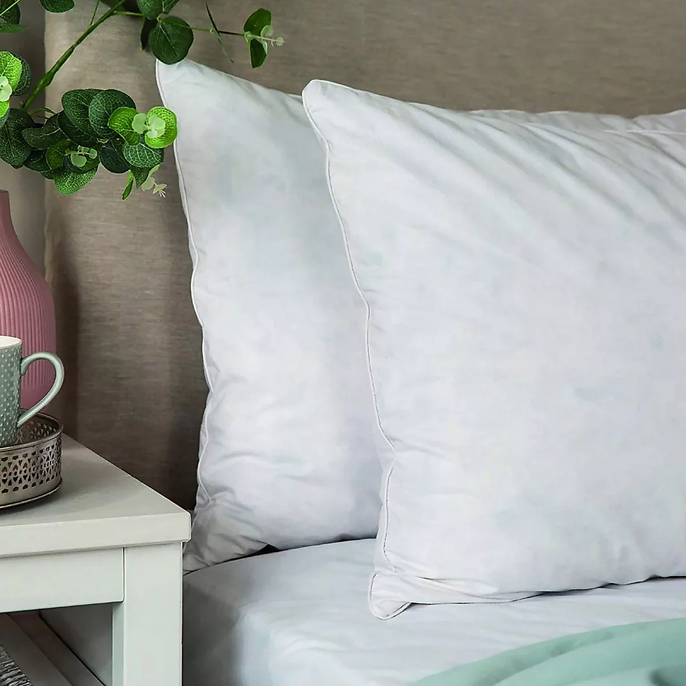 Snuggledown Pack of 2 Scandinavian Goose Feather and Down Side Sleeper Pillows