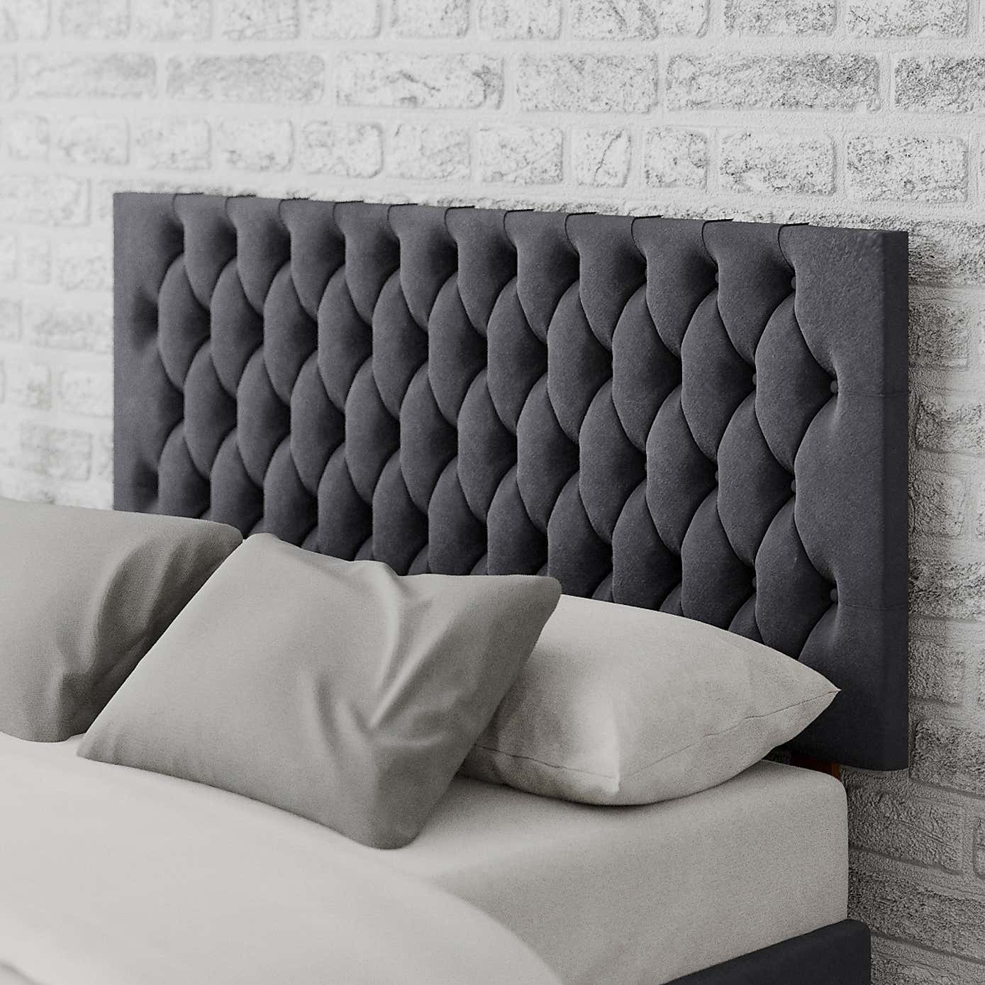 Monroe Plush Velvet Headboard