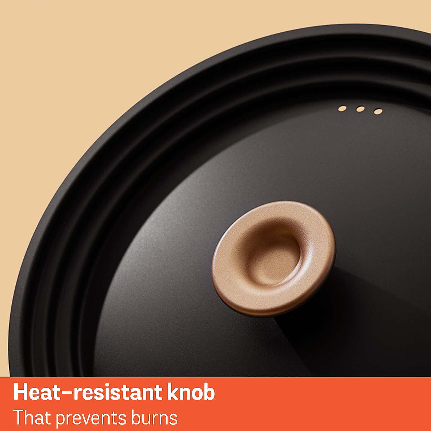 Meyer Accent Universal Stainless Steel 20/22/24cm Pan Lid