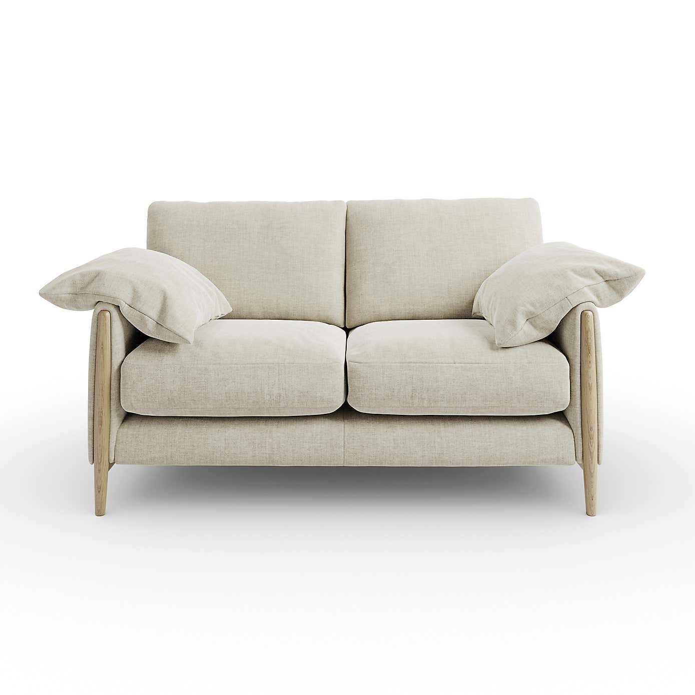 Hector Tonal Plush Chenille 2 Seater Sofa