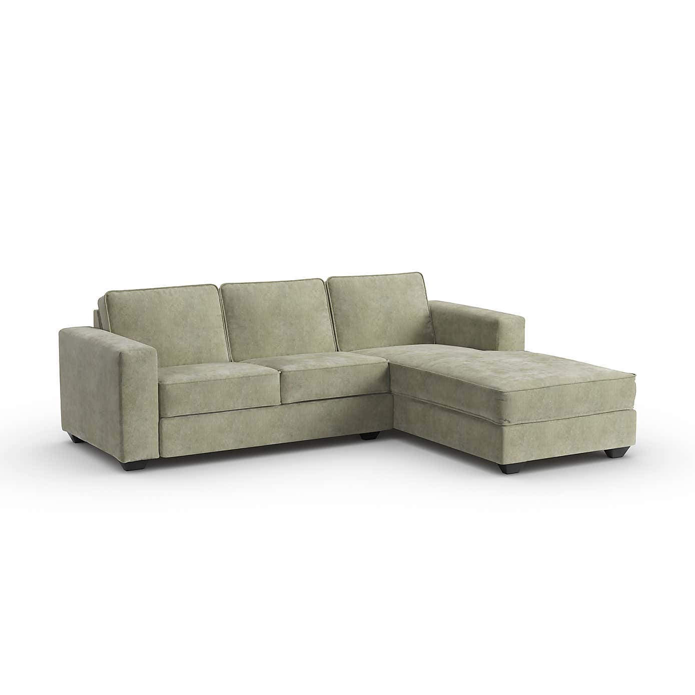 Claude Soft Tonal Chenille Corner Chaise Sofa