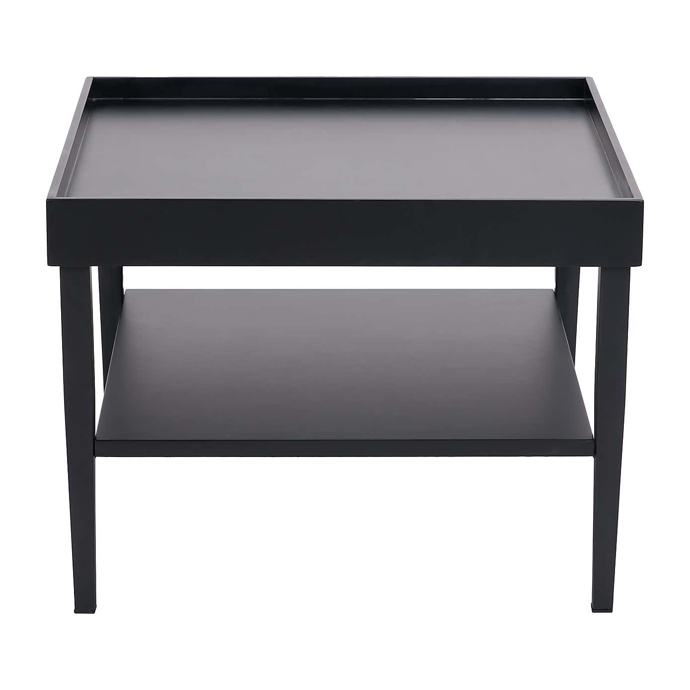 Marnie Coffee Table, Black Wood