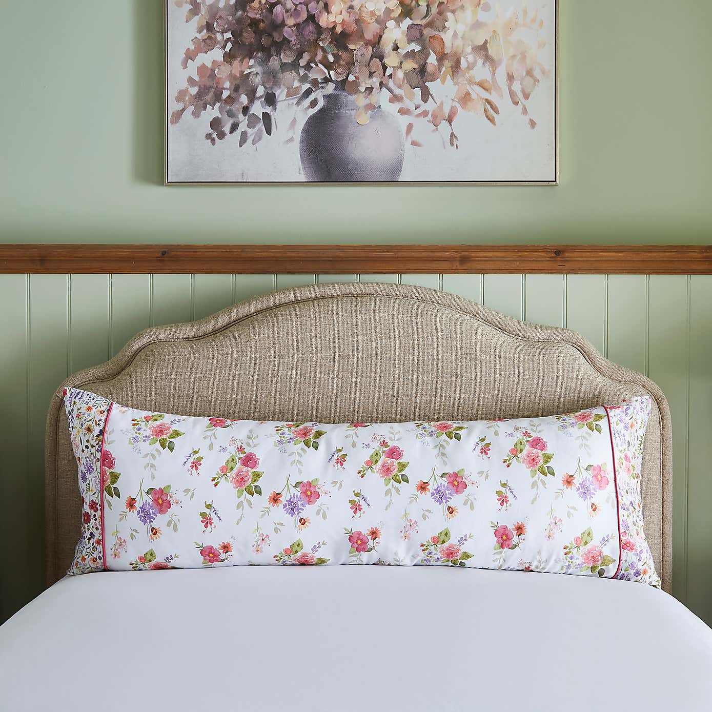 Dorma Modern Ditsy Bolster Pillowcase