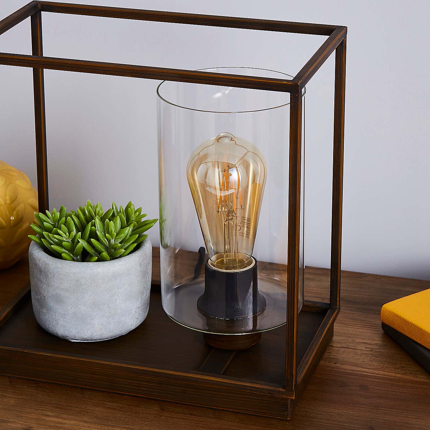 London Shelf Table Lamp Bronze Industrial