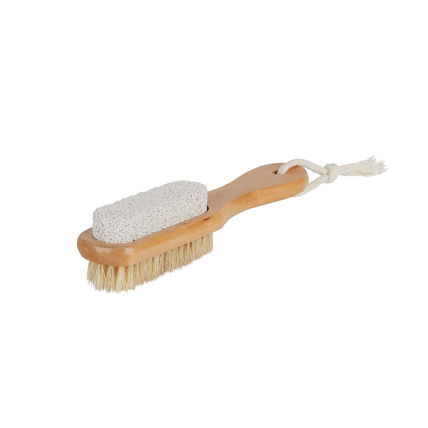 Wooden Foot Brush and Pumic Stone