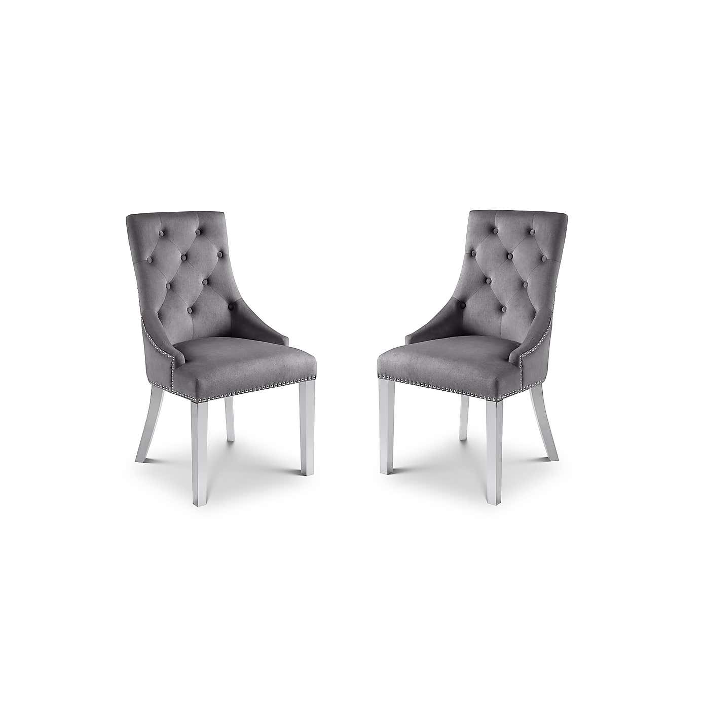 Gladstone Set Of 2 Lion Head Dining Chairs