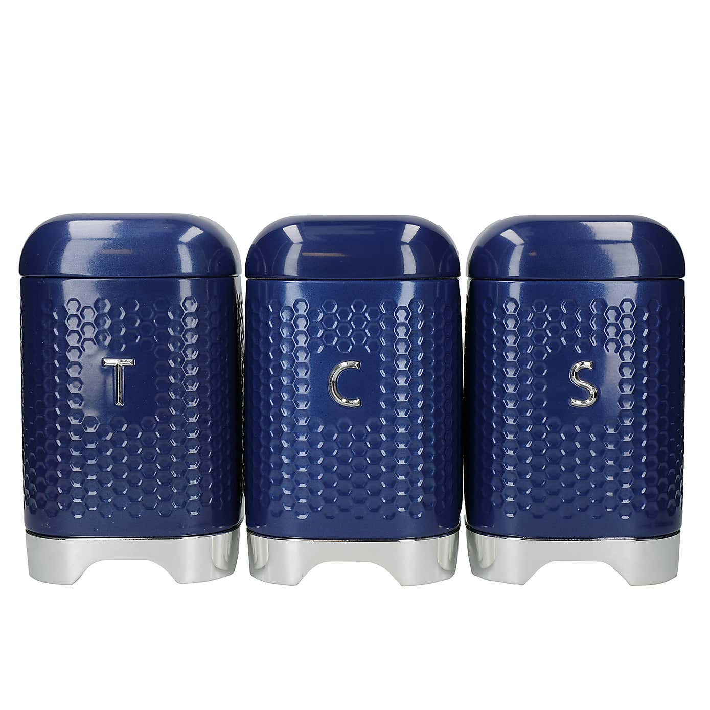KitchenCraft Lovello Tea Coffee Sugar Canister Set
